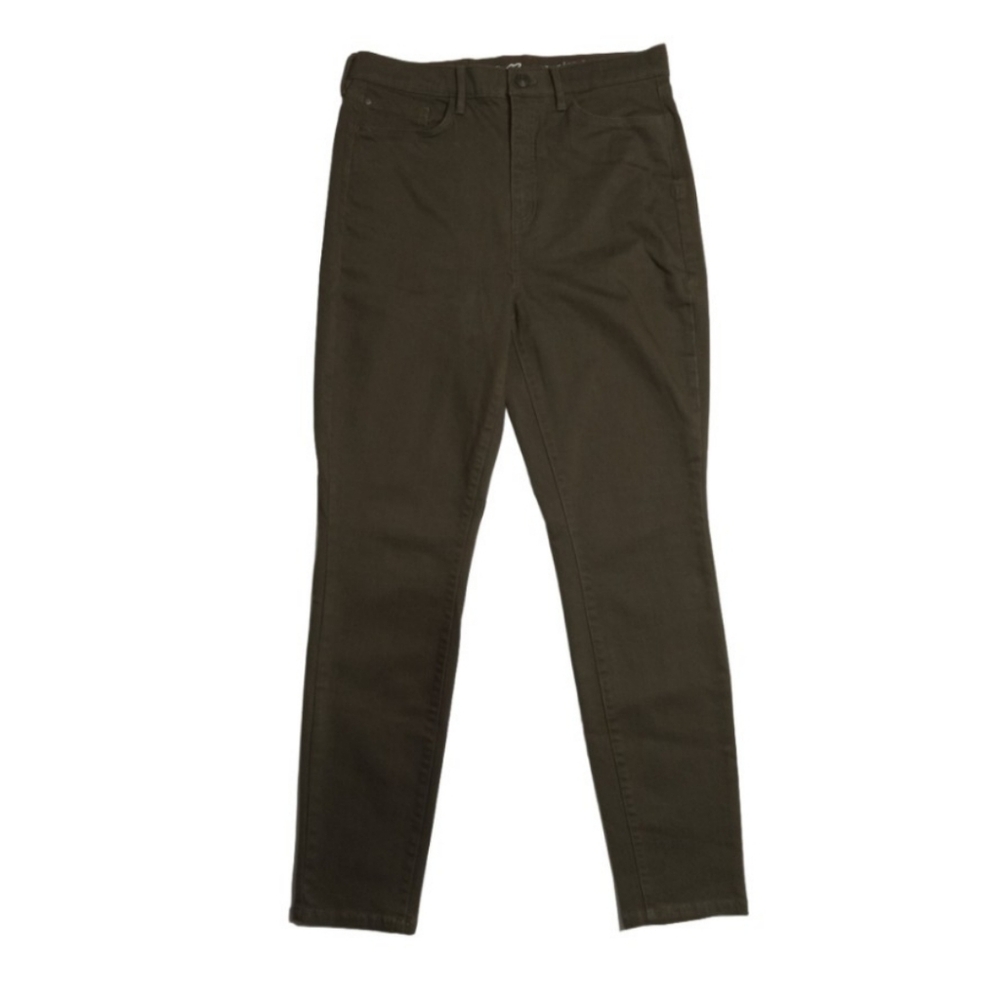 Eddie Bauer Tall Elysian Dark Thyme Green Slightly Curvy High Rise Skinny Pants